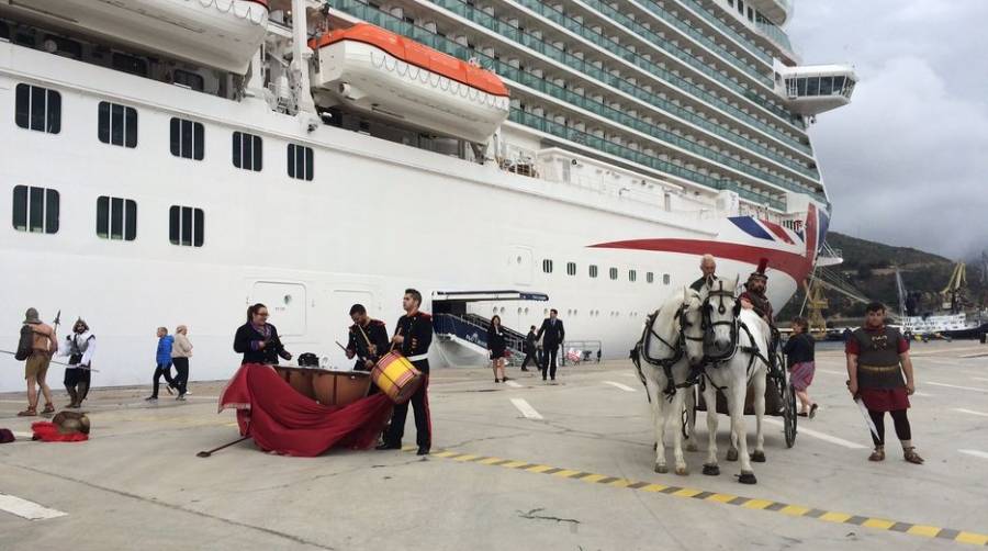 El &ldquo;Britannia&rdquo; estrena la nueva temporada de cruceros en el Puerto de Cartagena