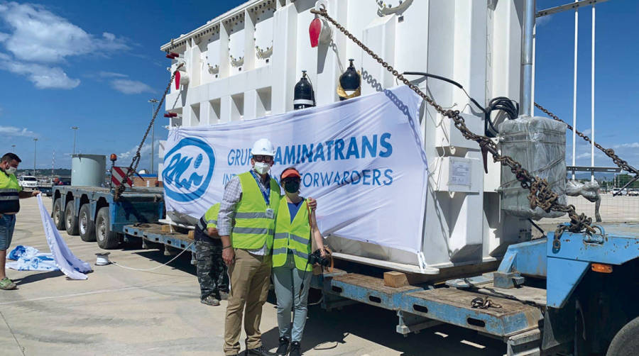 Raminatrans coordina el transporte desde Shangh&aacute;i de cuatro grandes transformadores