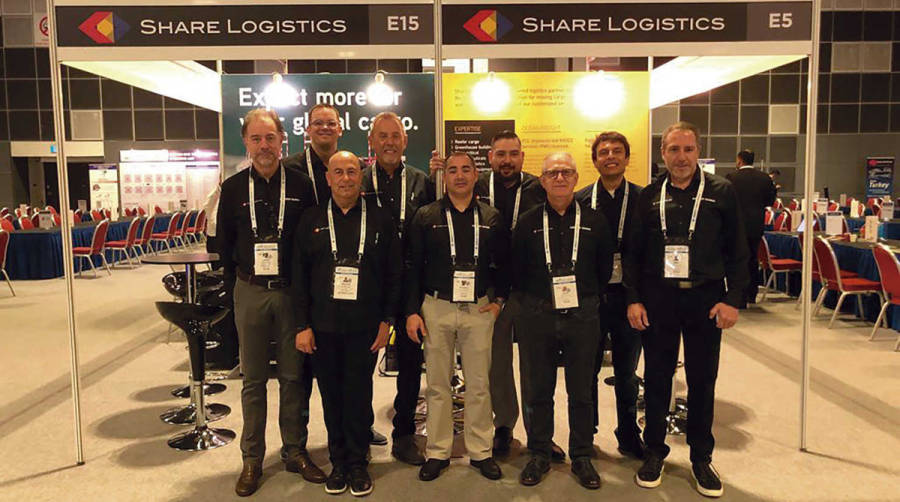 Equipo de Asthon Cargo y Share Logistics presente en la Conferencia.