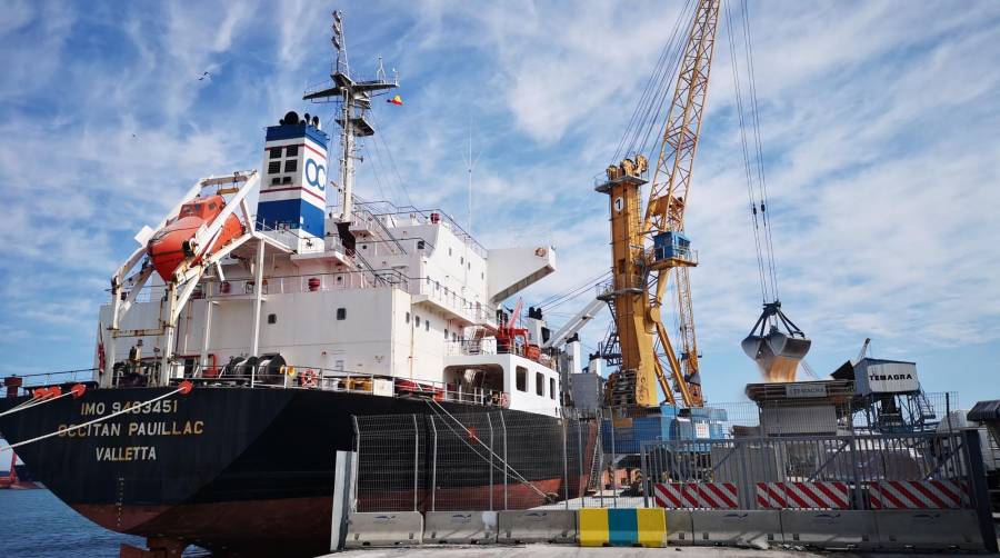 Entre enero y junio de 2024 han llegado al Puerto de València un total de 661.861 toneladas de grano y cereales procedentes de Ucrania.