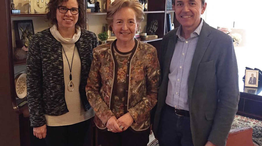 Montserrat Vallverd&uacute; se estrena como directora general de Asesa visitando la C&aacute;mara de Tarragona