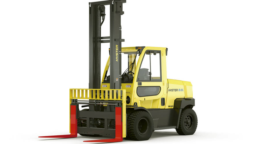 Hyster lanza carretillas elevadoras integradas de iones de litio de 7-9 toneladas