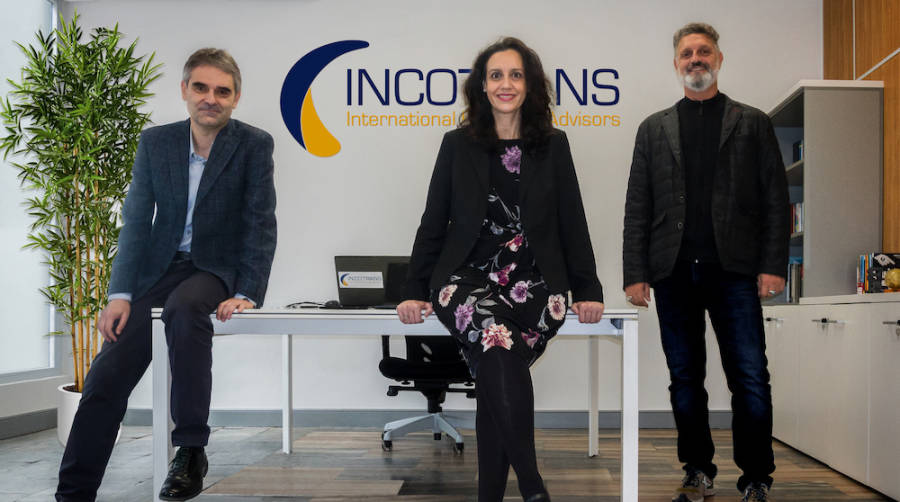 Equipo directivo de Incotrans, que cumple su 15&ordm; aniversario.