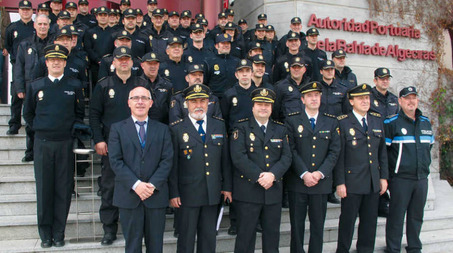 Asistentes al Curso de Seguridad en Puertos.