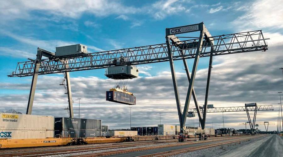 Liebherr suministra tres RMG automatizadas a CSX Intermodal en EE.UU.