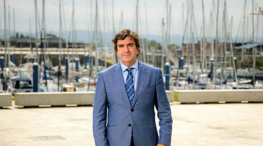 ﻿Martín Fernández Prado, presidente del Puerto de A Coruña.