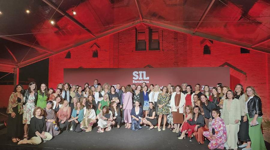 Representantes de la Asociación durante la Nit de la Logística del SIL.