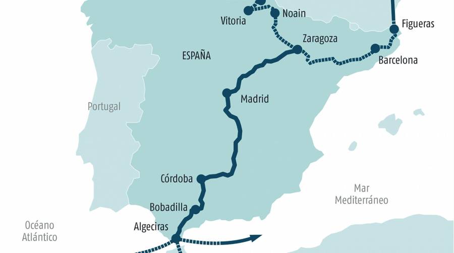 Adif invierte 60 millones para adecuar el tramo Zaragoza-Tarragona a las autopistas ferroviarias