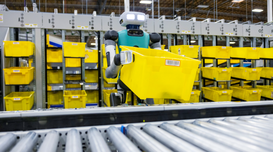 Digit, el robot humanoide de Amazon.