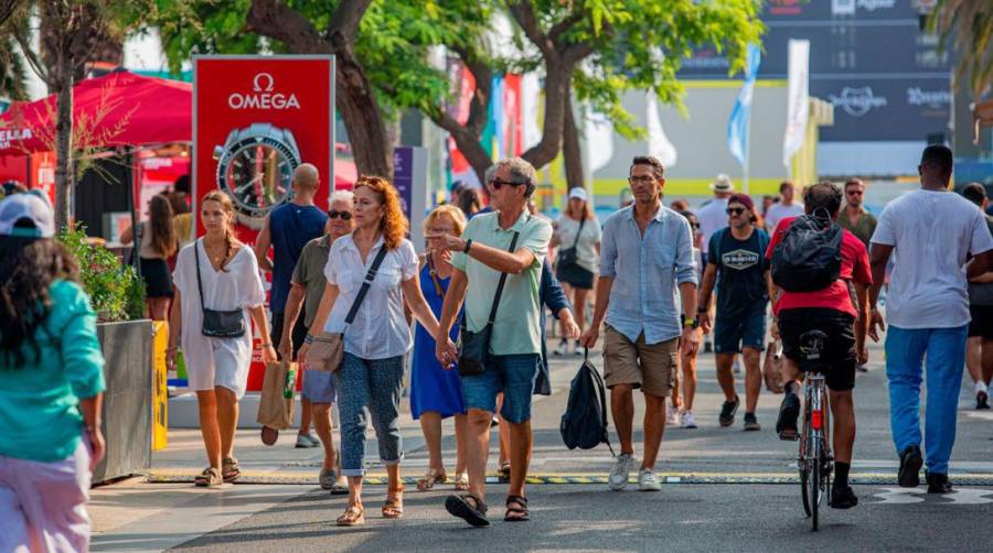 El Stage de l’America’s Cup Race Village.