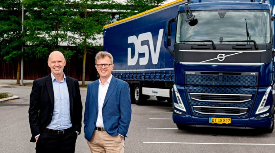 DSV y Volvo firman un acuerdo para la descarbonización del transporte de mercancías