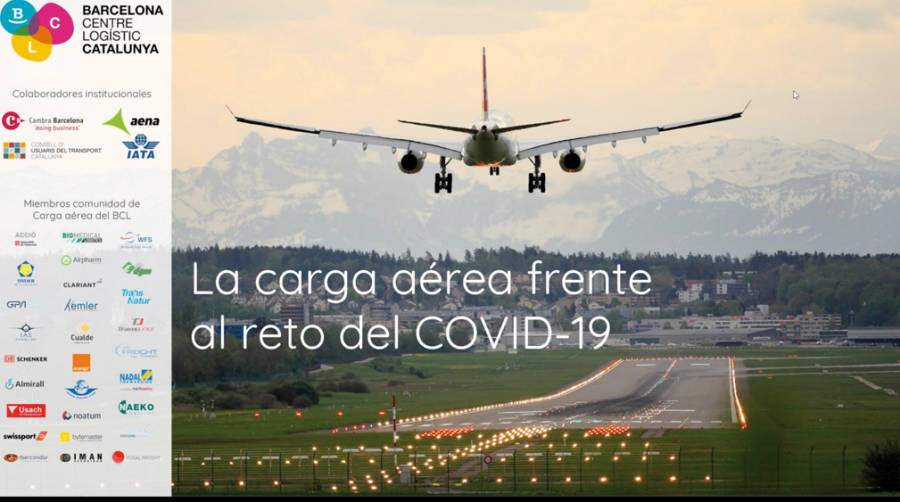 BCL organiza un webinar para analizar la situaci&oacute;n de la carga a&eacute;rea en plena pandemia de Covid-19.