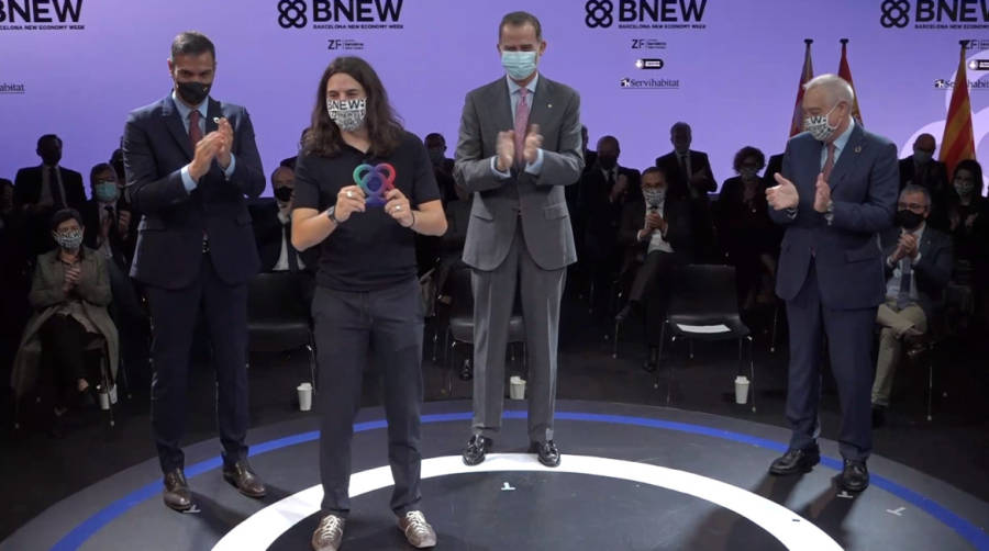 El rey Felipe VI y Pedro S&aacute;nchez presiden los premios a Mejor Innovaci&oacute;n de BNEW