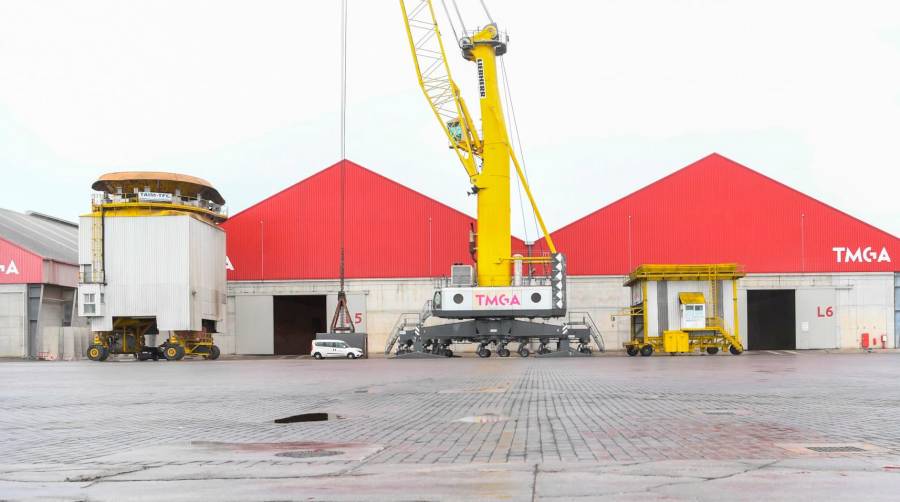 TMGA completará así el traslado de los graneles a Langosteira, y este verano liberará el muelle de Calvo Sotelo de actividad portuaria.