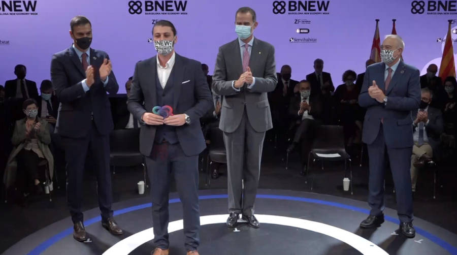 El rey Felipe VI y Pedro S&aacute;nchez presiden los premios a Mejor Innovaci&oacute;n de BNEW