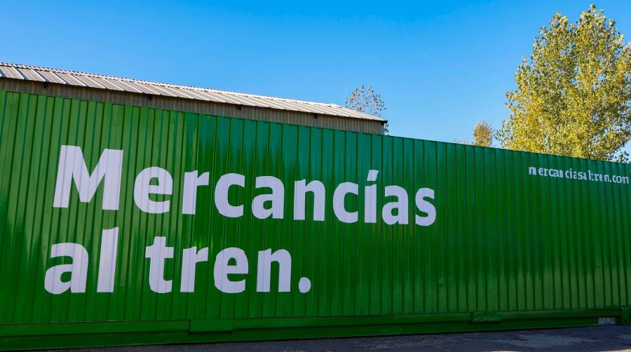 “Mercancías al tren” ha sido una de las campañas del Año Europeo del Ferrocarril para promover el transporte ferroviario de mercancías.