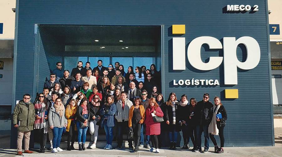 ICP Log&iacute;stica recibe en Meco a los estudiantes de CEREM y de ICIL