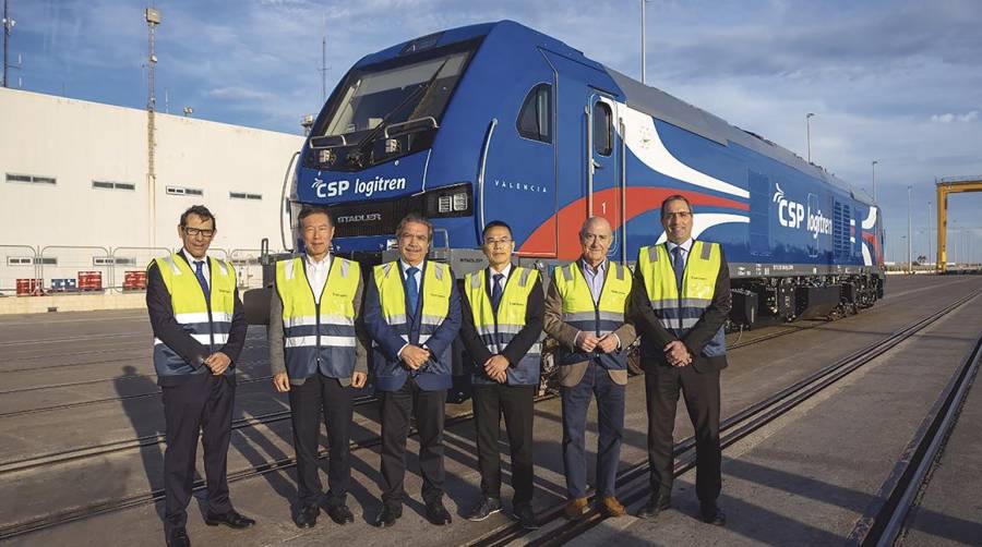 CSP Logitren recibe la primera de las nuevas locomotoras Euro4001